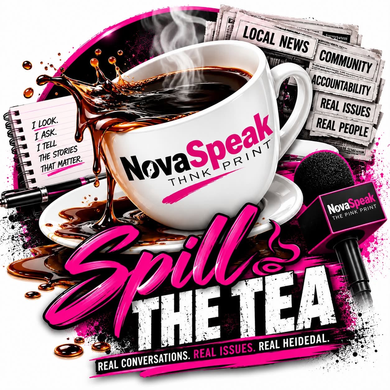 NOVASPEAK INTRODUCES: SPILL THE TEA 🩷☕️